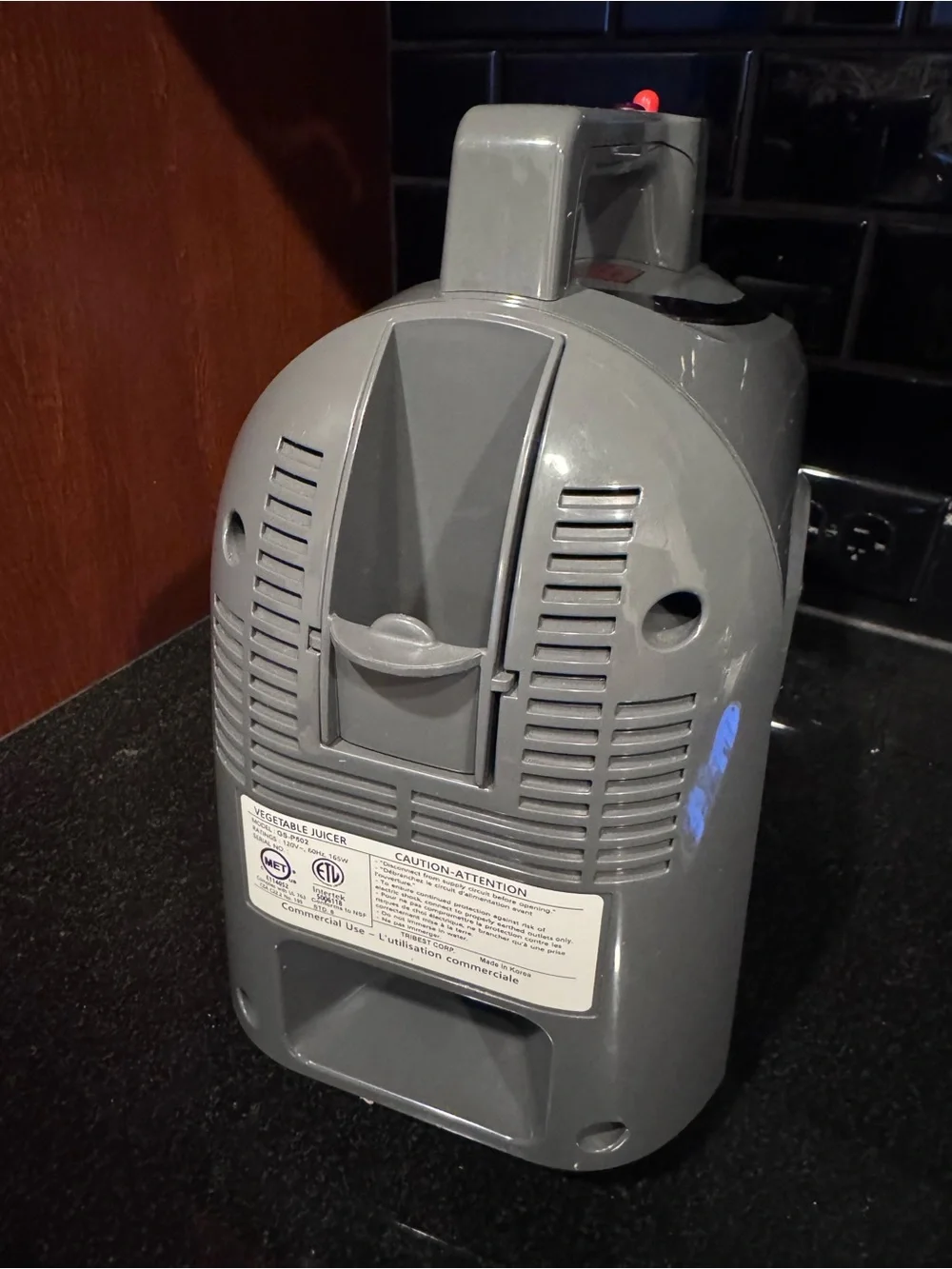 Greenstar Pro Cold Press Juicer - Gray